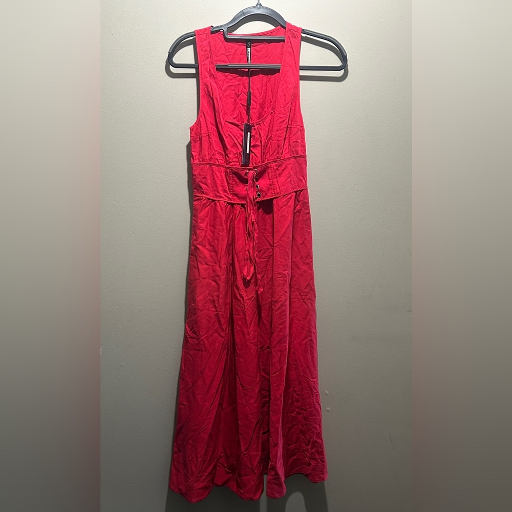 Plenty by Stacy Reese Sleeveless Red Maxi/midi Dress size 0